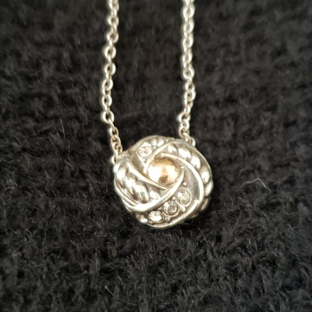 Brighton Silver Neptune's Rings Necklace